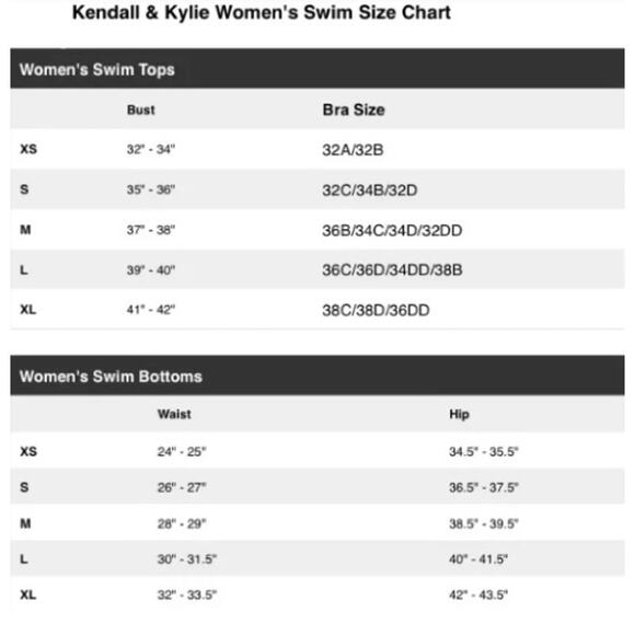 Kendall + Kylie Womens Black Rhinestone Bikini Set Two-Piece Swimsuit Small S - Picture 11 of 12